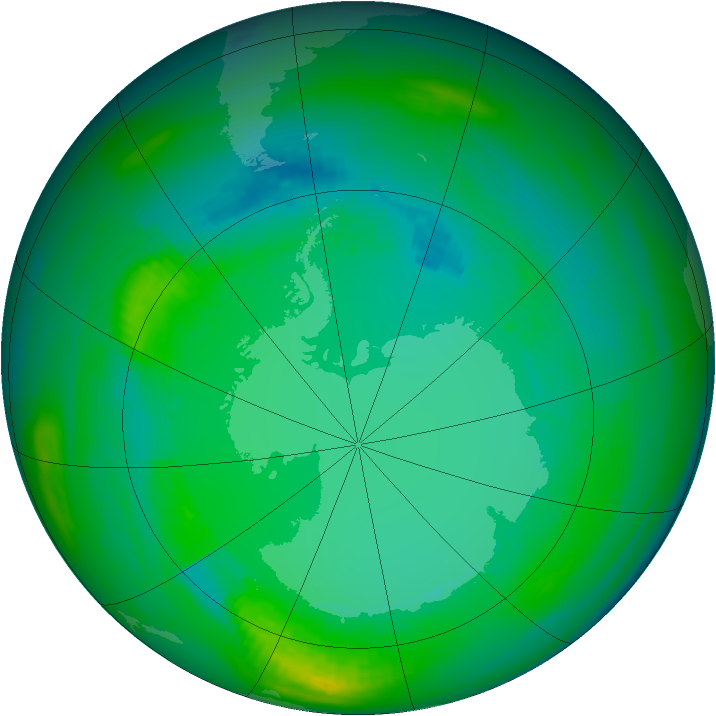 Ozone Map 1983-08-08